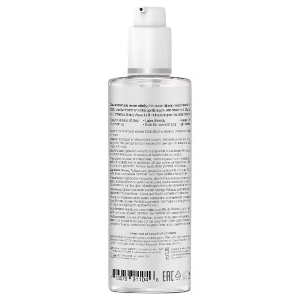 Wicked Simple Aqua - lubrificante 100% vegano (120 ml)