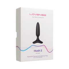   LOVENSE Hush 2 XS - vibratore anale ricaricabile di piccole dimensioni (25 mm) - nero