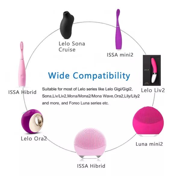 LELO - caricabatterie USB 5V - cavo di ricarica - bianco