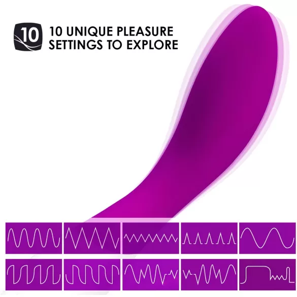 LELO Mona Wave - vibratore punto G impermeabile - silicone viola