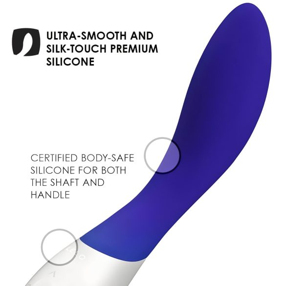 LELO Mona Wave - vibratore punto G impermeabile (blu)