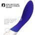 LELO Mona Wave - vibratore punto G impermeabile (blu)
