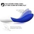 LELO Mona Wave - vibratore punto G impermeabile (blu)