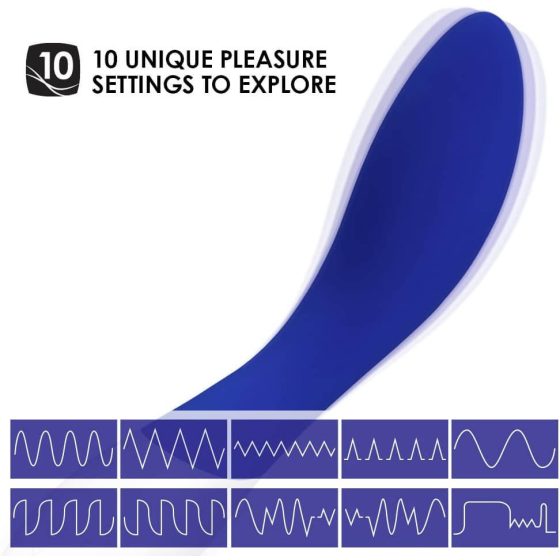 LELO Mona Wave - vibratore punto G impermeabile (blu)