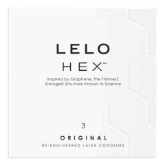 Preservativi LELO HEX - Lusso e innovazione (pacchetto da 3)