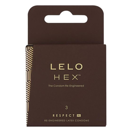 LELO Hex Respect XL - preservativo di lusso (3db)