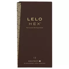   LELO Hex Respect XL - preservativi extra larghi - confezione da 12