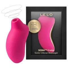  LELO Sona Cruise - stimolatore clitorideo onde sonore - ciliegia