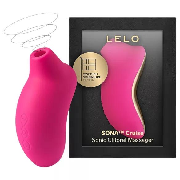 LELO Sona Cruise - stimolatore clitorideo onde sonore - ciliegia