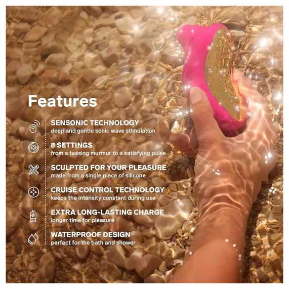 LELO Sona Cruise - stimolatore clitorideo a onde soniche - rosa