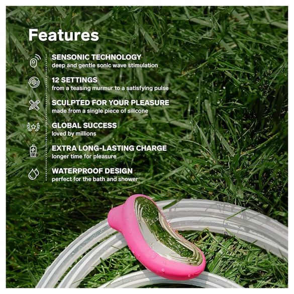 LELO Sona 2 - stimolatore clitorideo onde sonore - ciliegia