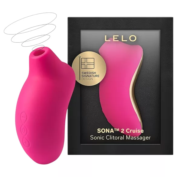 LELO Sona 2 Cruise - stimolatore clitorideo onde sonore - ciliegia