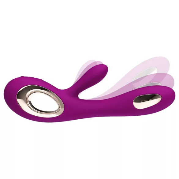 LELO Soraya Wave - vibratore rabbit ricaricabile con movimento su e giù - viola