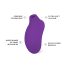 LELO - succhiaclitoride onde sonore - silicone viola