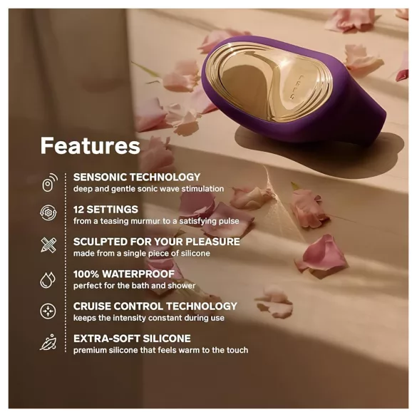 LELO - succhiaclitoride onde sonore - silicone viola