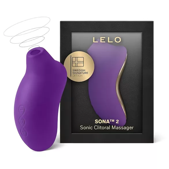LELO Sona 2 - succhia clitoride onde sonore - silicone viola