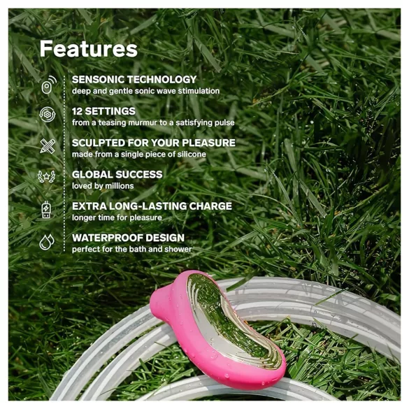 LELO Sona 2 - succhia clitoride onde sonore - silicone viola