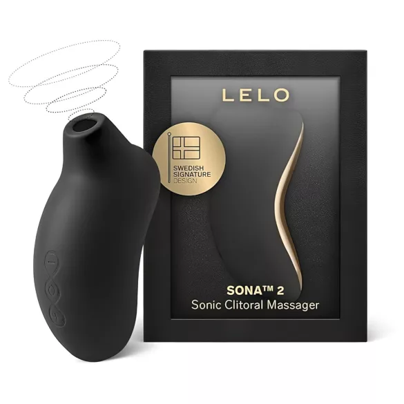 LELO Sona 2 - stimolatore clitorideo a onde sonore - nero