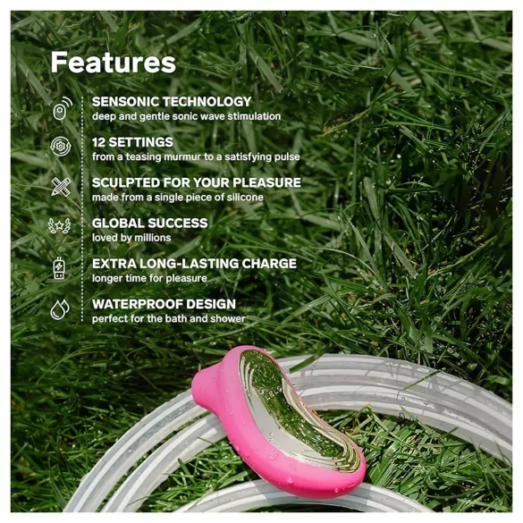 LELO Sona 2 - stimolatore clitorideo a onde sonore - nero