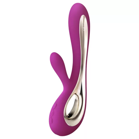 LELO Soraya 2 - vibratore con doppia stimolazione impermeabile - silicone viola