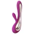 LELO Soraya 2 - vibratore con doppia stimolazione impermeabile - silicone viola
