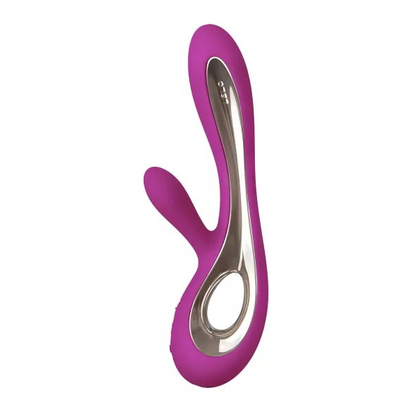 LELO Soraya 2 - vibratore con doppia stimolazione impermeabile - silicone viola