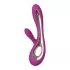 LELO Soraya 2 - vibratore con doppia stimolazione impermeabile - silicone viola