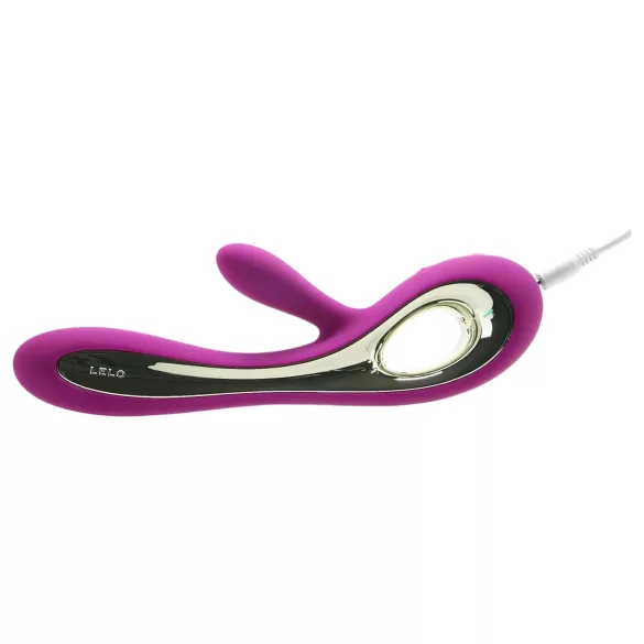 LELO Soraya 2 - vibratore con doppia stimolazione impermeabile - silicone viola