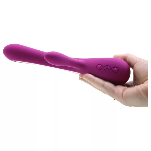 LELO Soraya 2 - vibratore con doppia stimolazione impermeabile - silicone viola