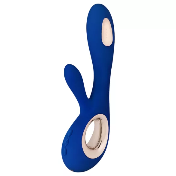 LELO Soraya Wave - vibratore rabbit ricaricabile con movimento ondulatorio - blu
