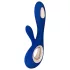 LELO Soraya Wave - vibratore rabbit ricaricabile con movimento ondulatorio - blu