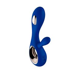   Vibratore LELO Soraya Wave - ricaricabile con stimolatore clitorideo e funzione oscillante (blu)