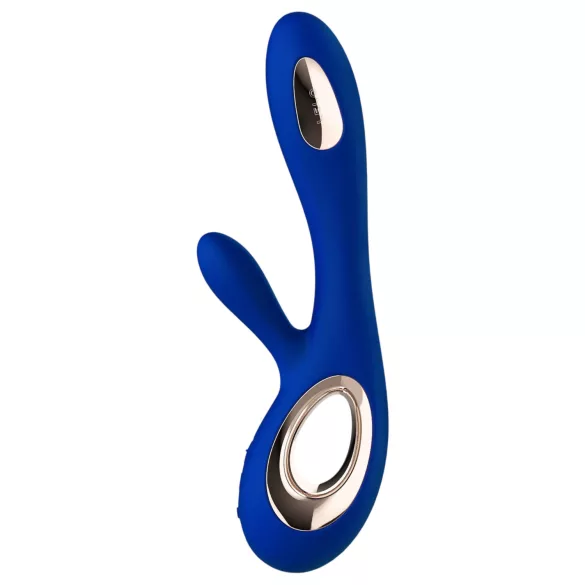 LELO Soraya Wave - vibratore rabbit ricaricabile con movimento ondulatorio - blu