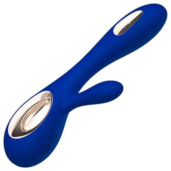 LELO Soraya Wave - vibratore rabbit ricaricabile con movimento ondulatorio - blu