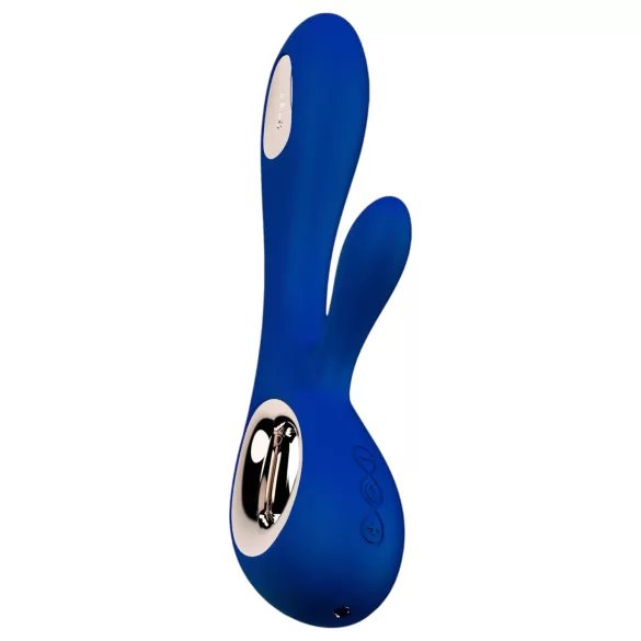 LELO Soraya Wave - vibratore rabbit ricaricabile con movimento ondulatorio - blu
