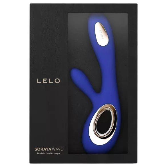 LELO Soraya Wave - vibratore rabbit ricaricabile con movimento ondulatorio - blu