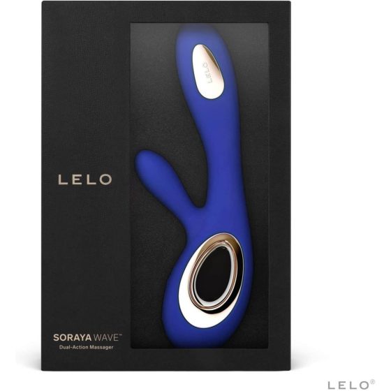 Vibratore LELO Soraya Wave - ricaricabile con stimolatore clitorideo e funzione oscillante (blu)