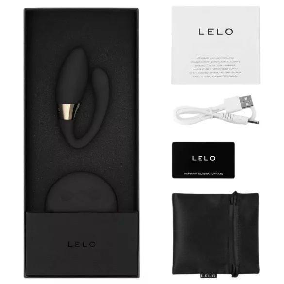 LELO Tiani Duo - vibratore per coppia - silicone nero
