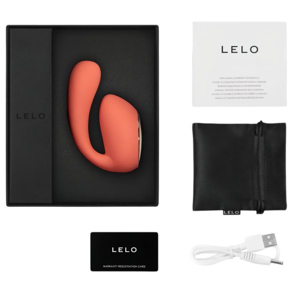 LELO Ida Wave - vibratore rotante e vibrante ricaricabile - corallo