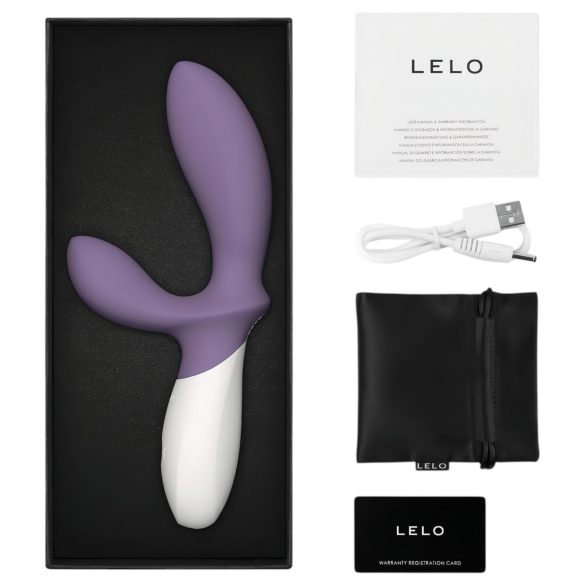 LELO Loki Wave 2 - vibratore prostata ricaricabile, impermeabile (viola)