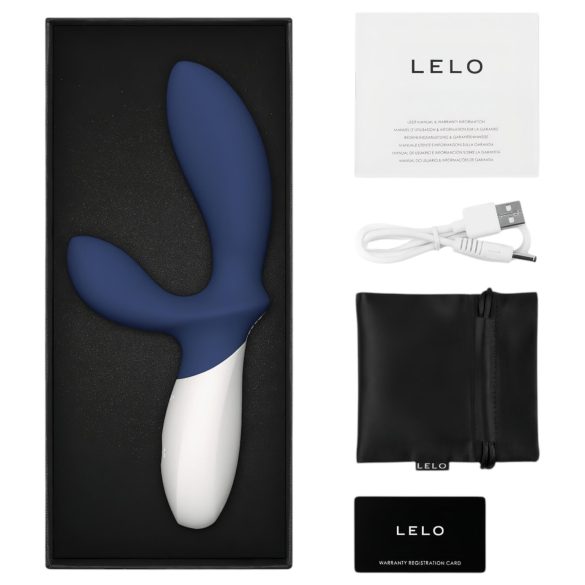 LELO Loki Wave 2 - vibratore prostatico ricaricabile e impermeabile (blu)