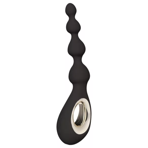 LELO Soraya Beads - vibratore anale ricaricabile impermeabile nero