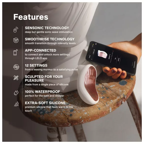 LELO Sona 3 - stimolatore clitorideo onde sonore - bianco