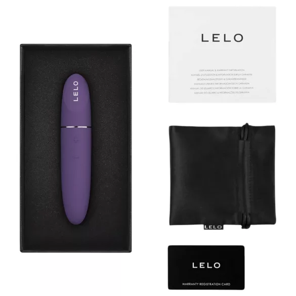 LELO Mia 3 - mini vibratore da viaggio a rossetto - viola