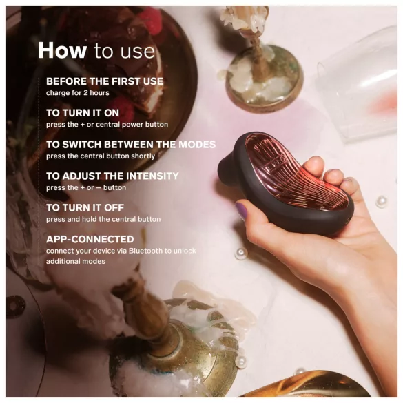 LELO - succhiaclitoride onde sonore - Cruise 3 - silicone nero