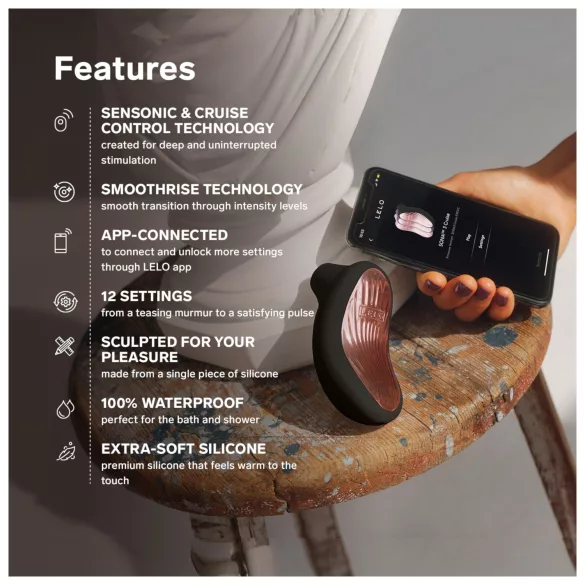 LELO Sona 3 Cruise - succhiaclitoride onde sonore - silicone viola