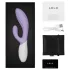 LELO INA Twist - vibratore punto G con braccio clitorideo (viola)