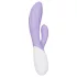 LELO INA Twist - vibratore punto G con braccio clitorideo (viola)