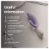LELO INA Twist - vibratore punto G con braccio clitorideo (viola)