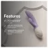 LELO INA Twist - vibratore punto G con braccio clitorideo (viola)